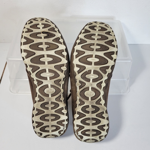 Womans Berne Mev Brown New York Flats Lace up shoes Size 37/6 US - Picture 6 of 7